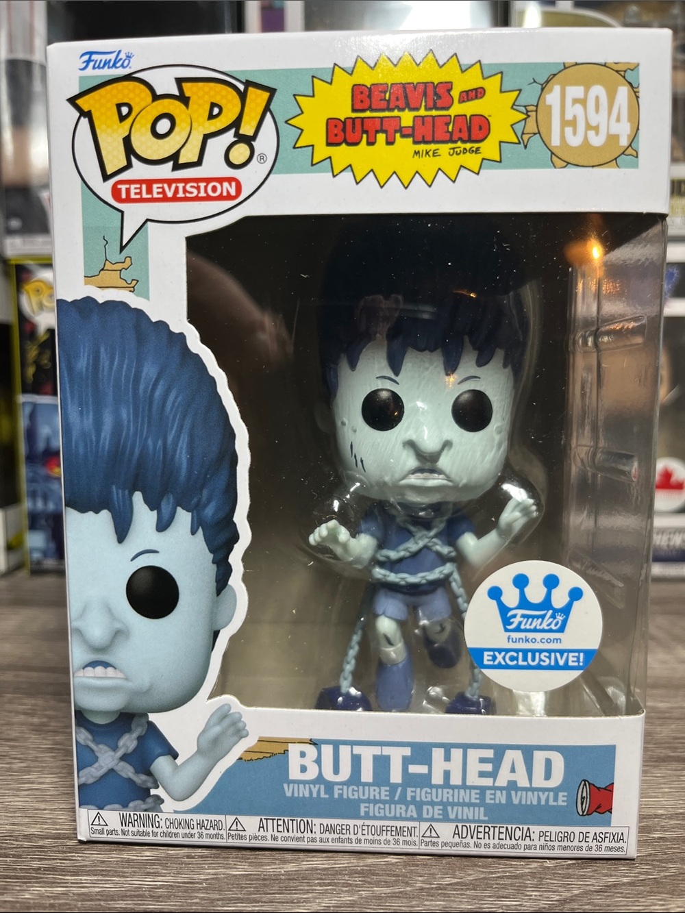Funko POP! Beavis and Butt-Head Butt-Head Blue and White Vinyl Figure #1594